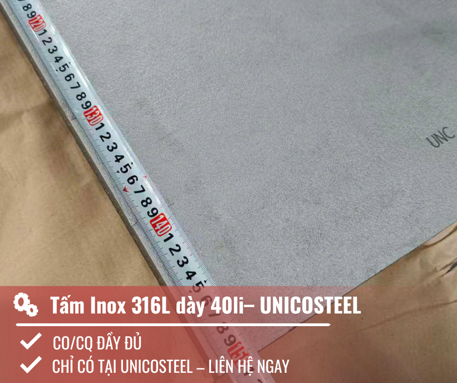 UNICO chuyên cung cấp  inox 316